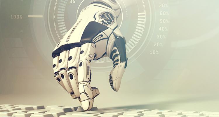 robot texting